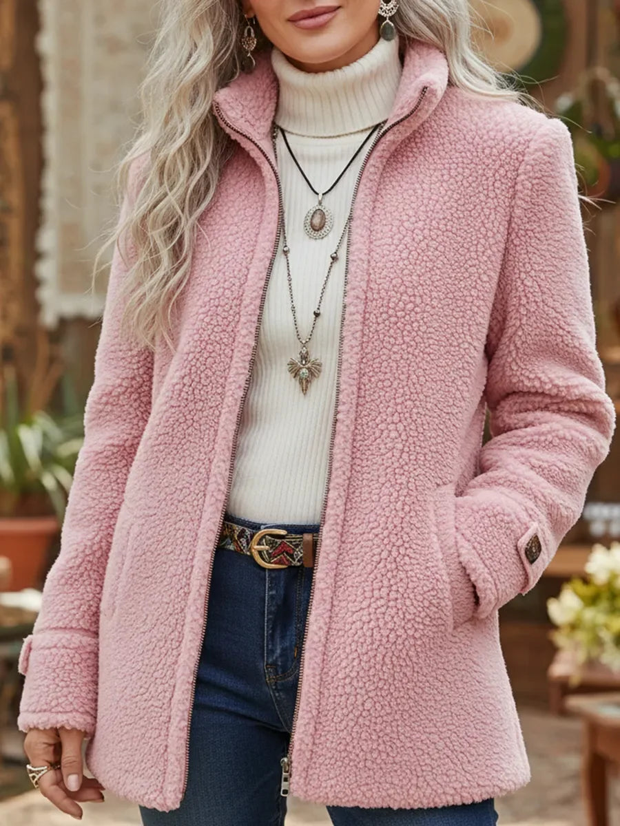 Vanessa | Chaqueta de Forro Polar Sherpa Completa y Acogedora