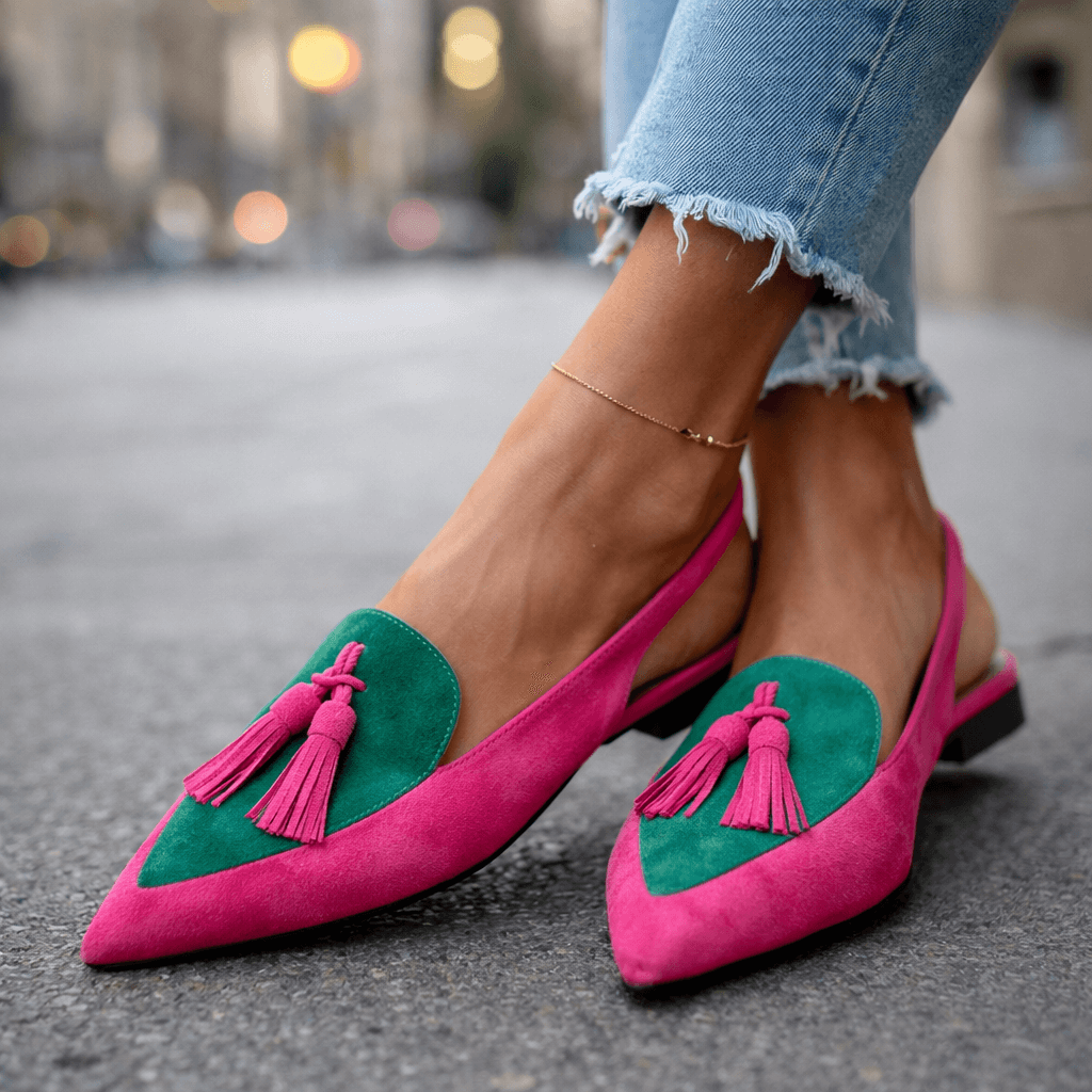 Elena | Sandalias de Mujer con Tiras y Flecos
