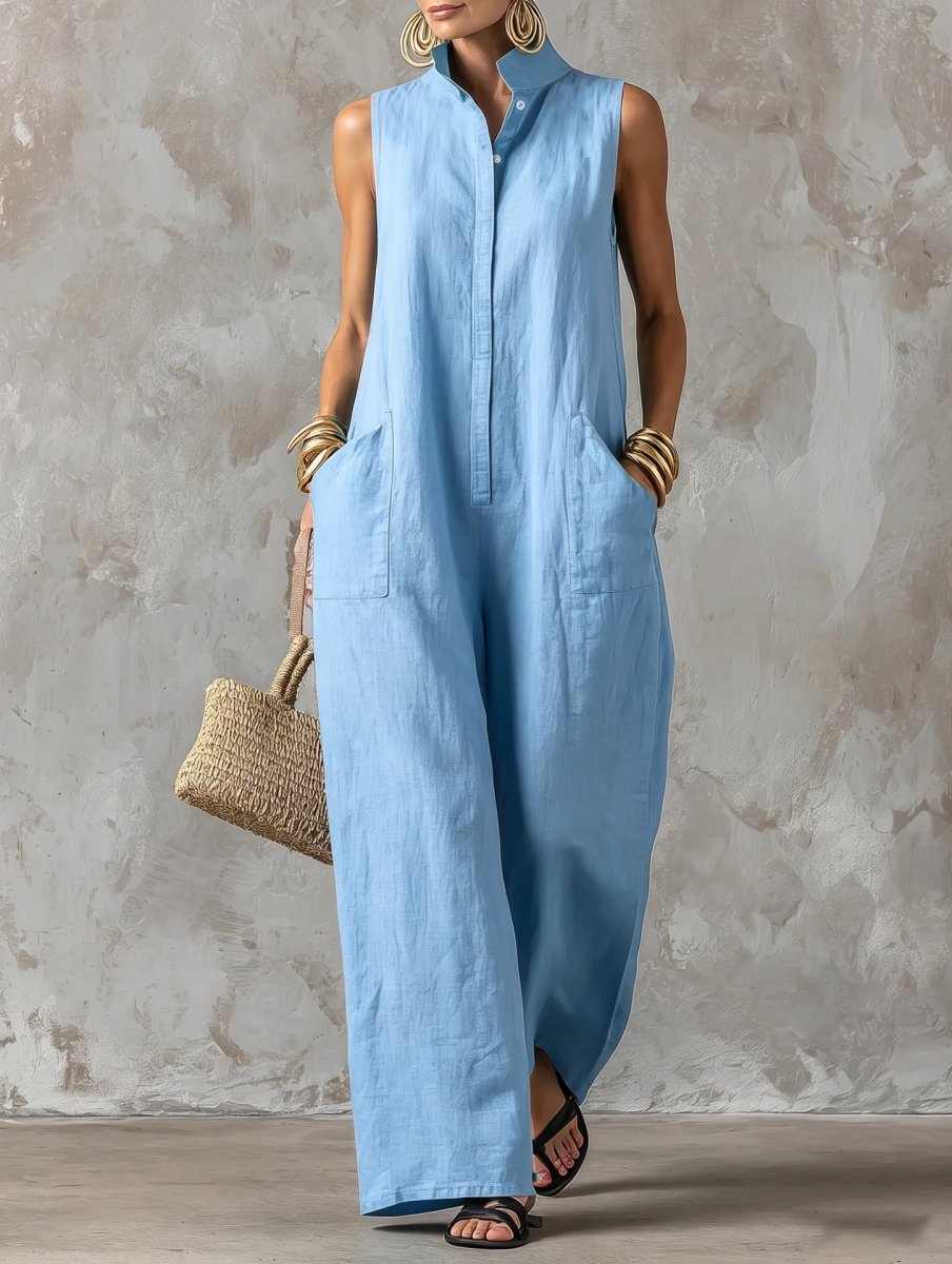 Lorena - Vestido Maxi Lino Costa