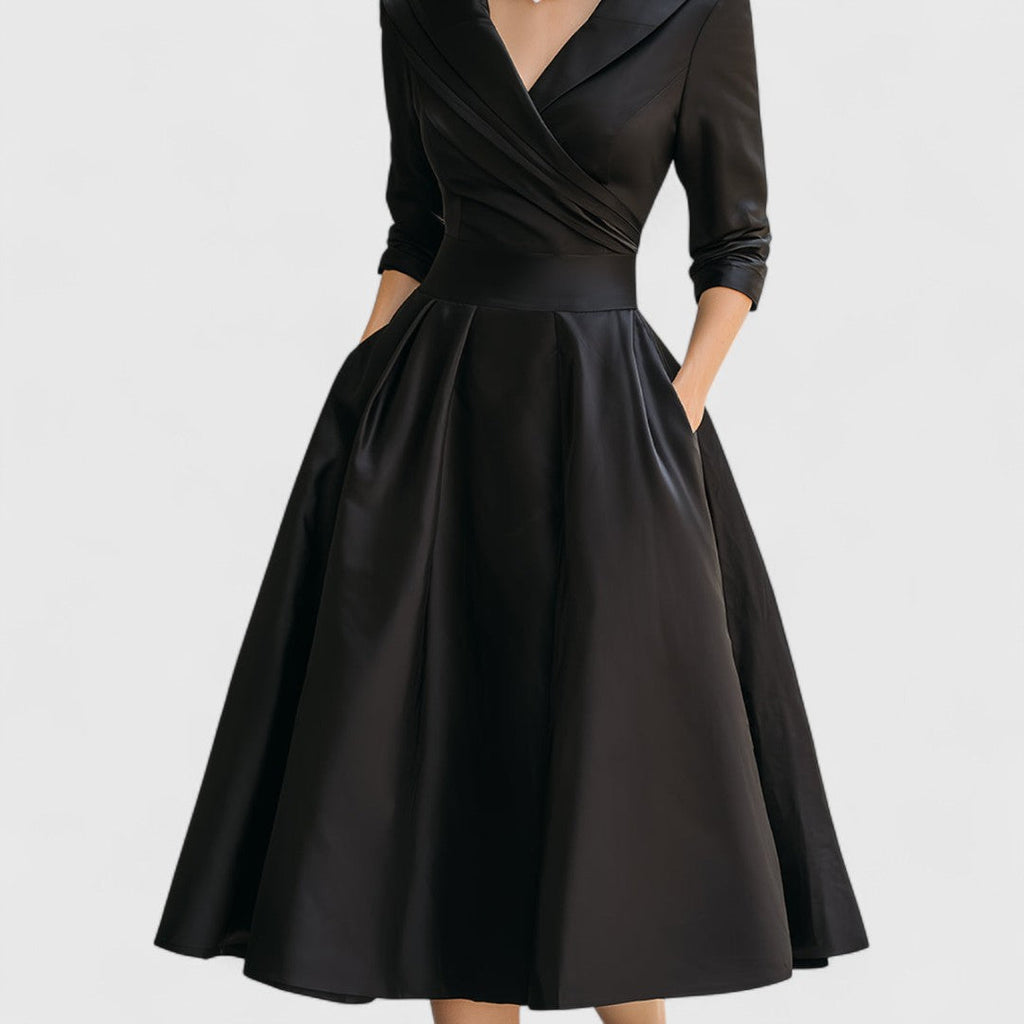 Marley Quinn - Vestido midi elegante