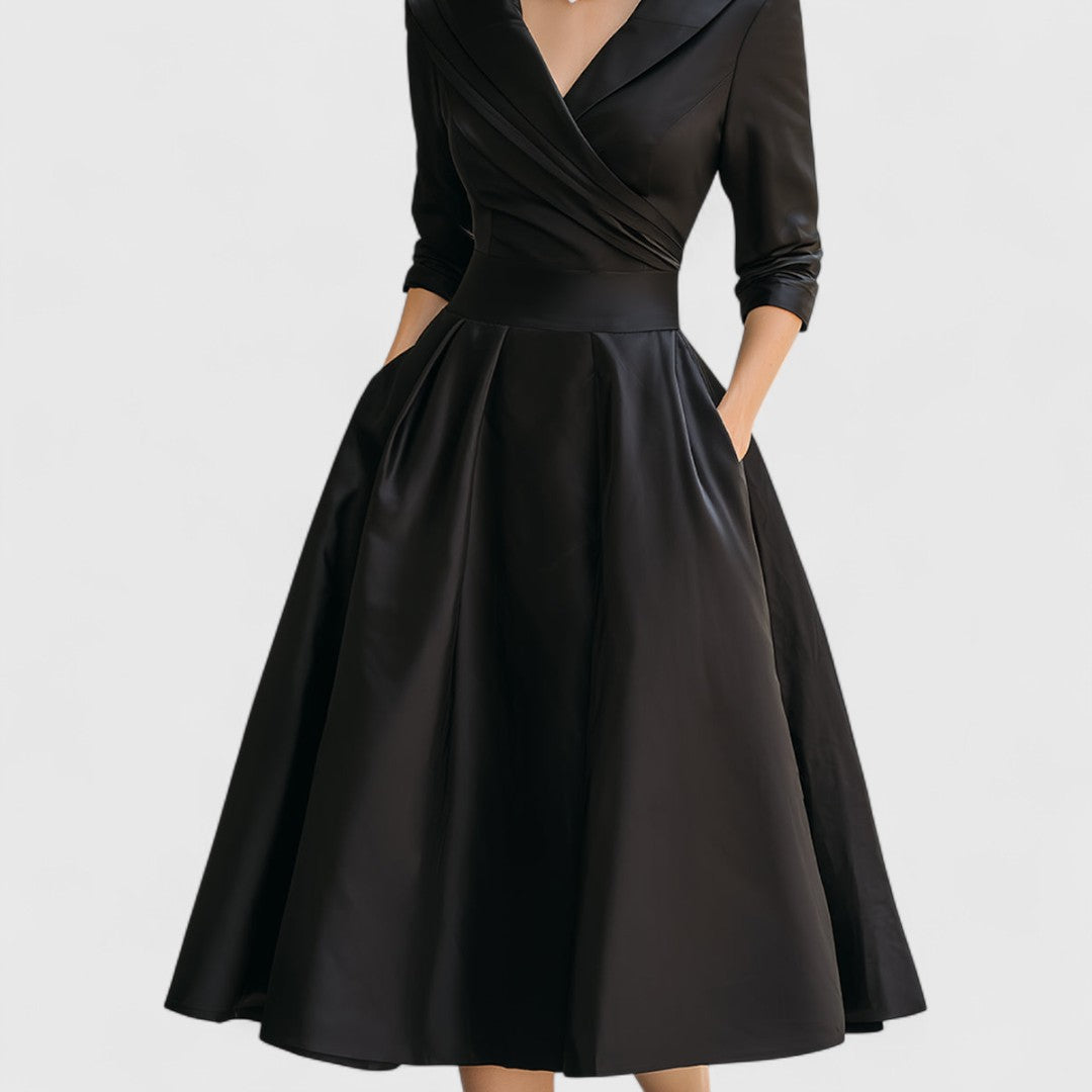 Marley Quinn - Vestido midi elegante