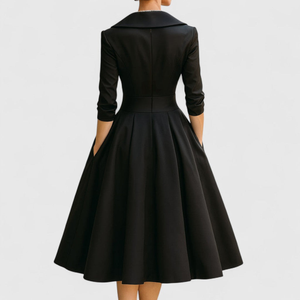 Marley Quinn - Vestido midi elegante