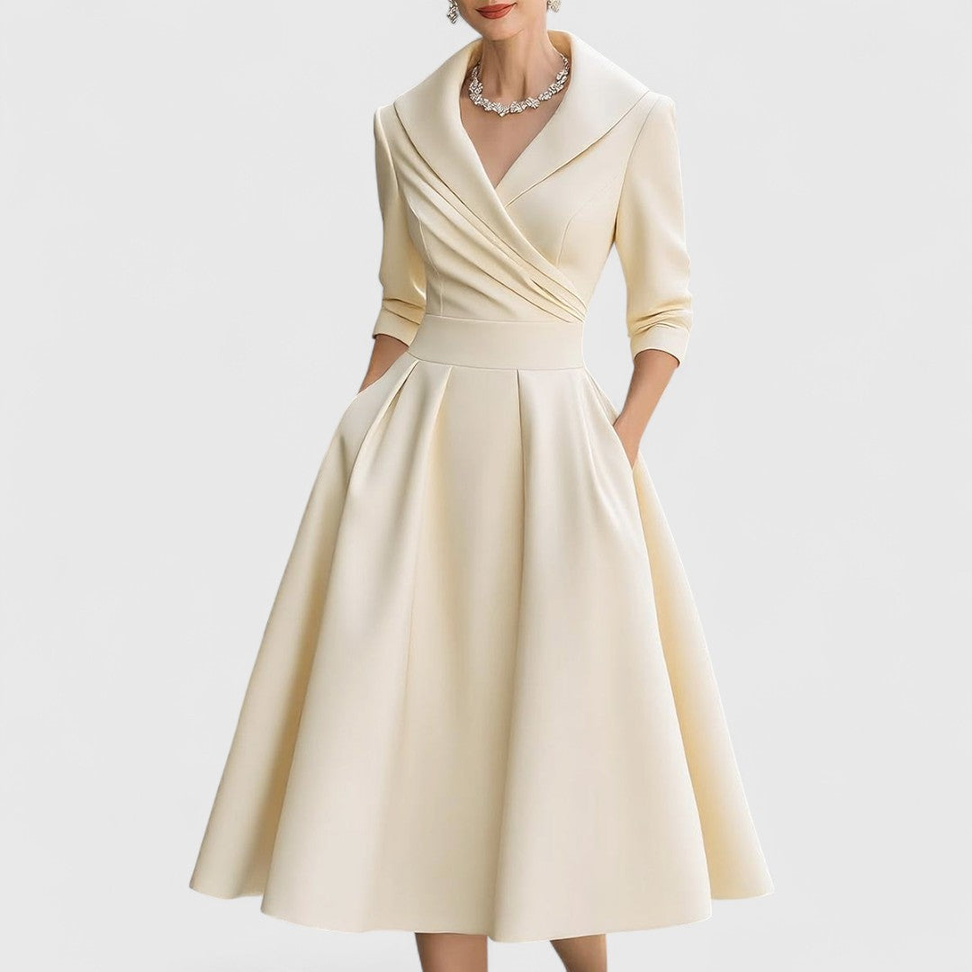 Marley Quinn - Vestido midi elegante