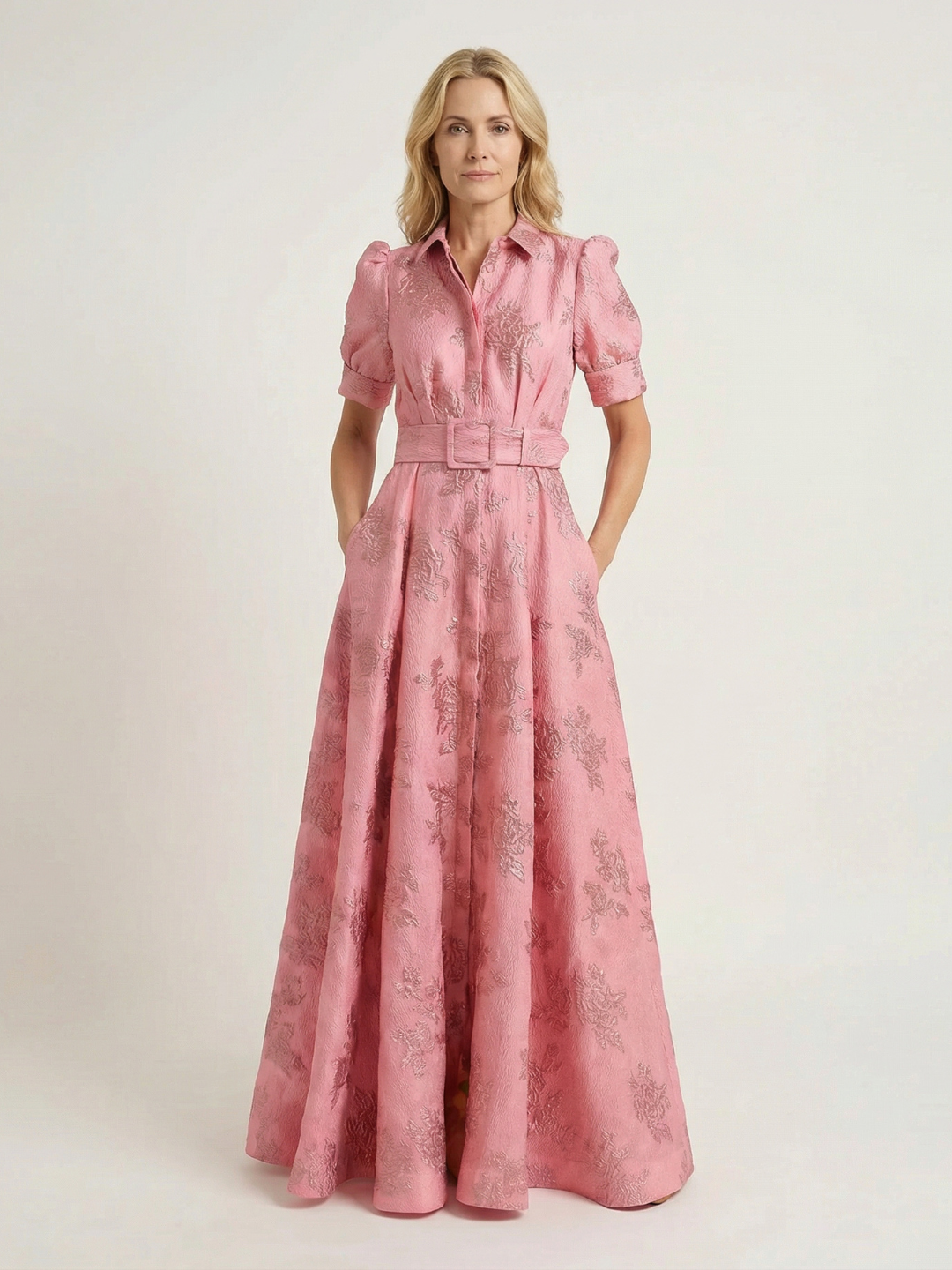 Molly - Vestido elegante con mangas abullonadas