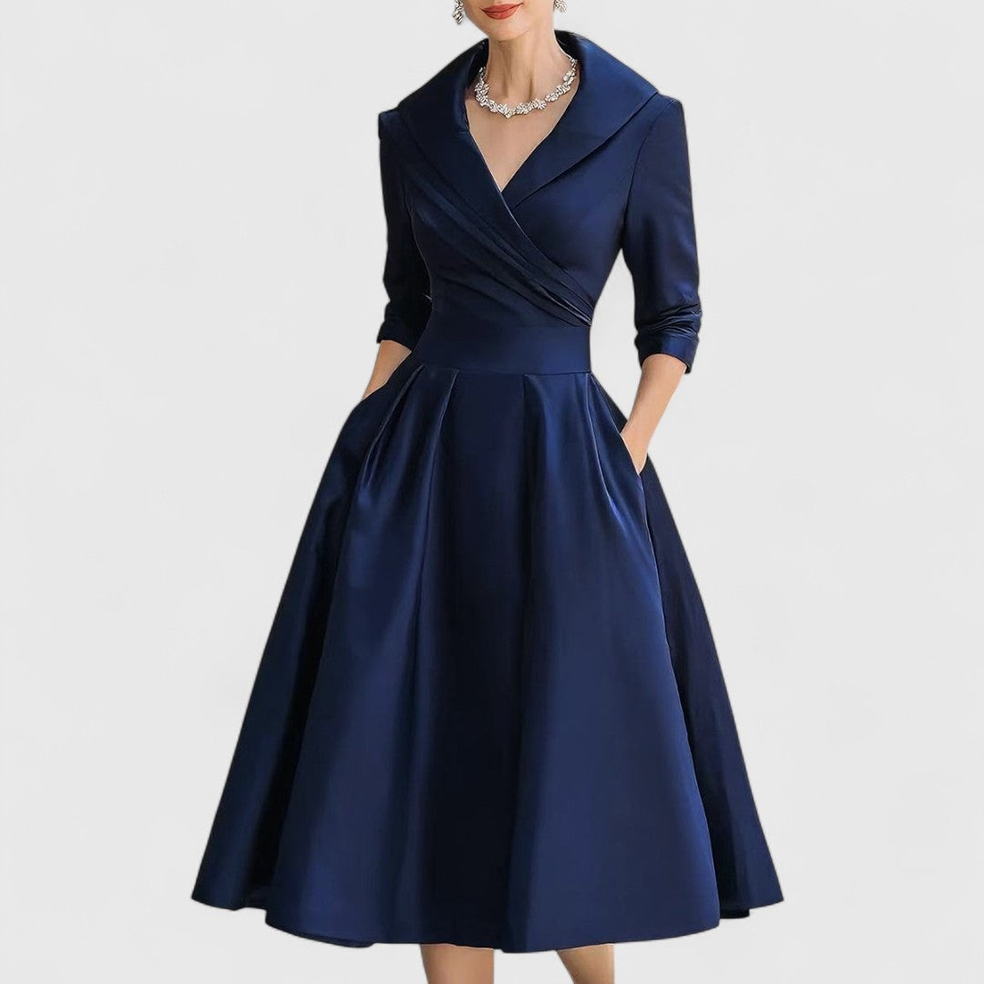 Marley Quinn - Vestido midi elegante