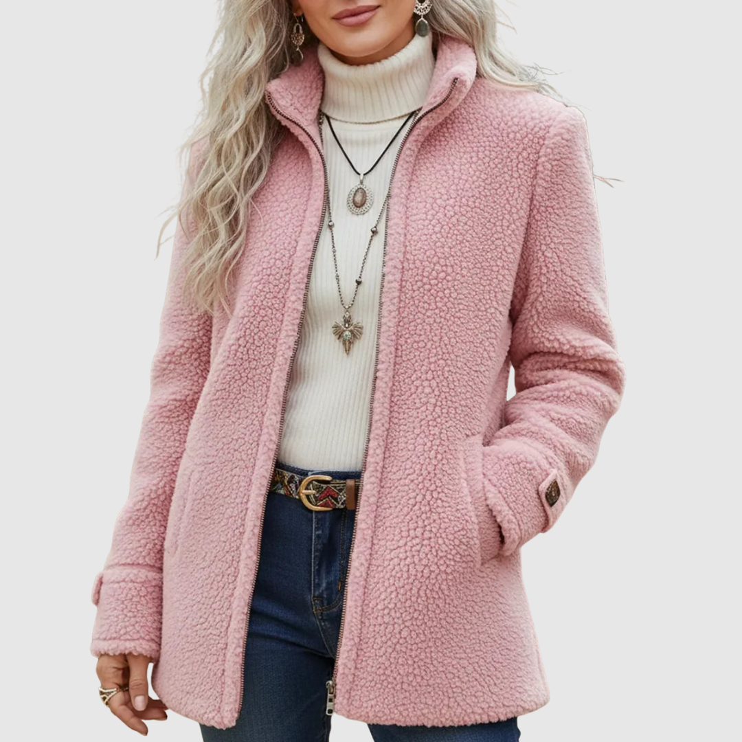 Vanessa | Chaqueta de Forro Polar Sherpa Completa y Acogedora