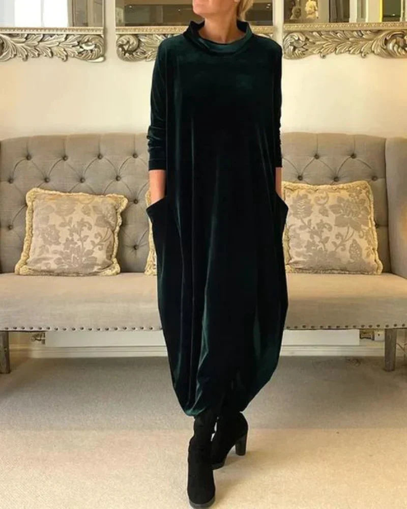 Etta - Vestido elegante de otoño con bolsillos