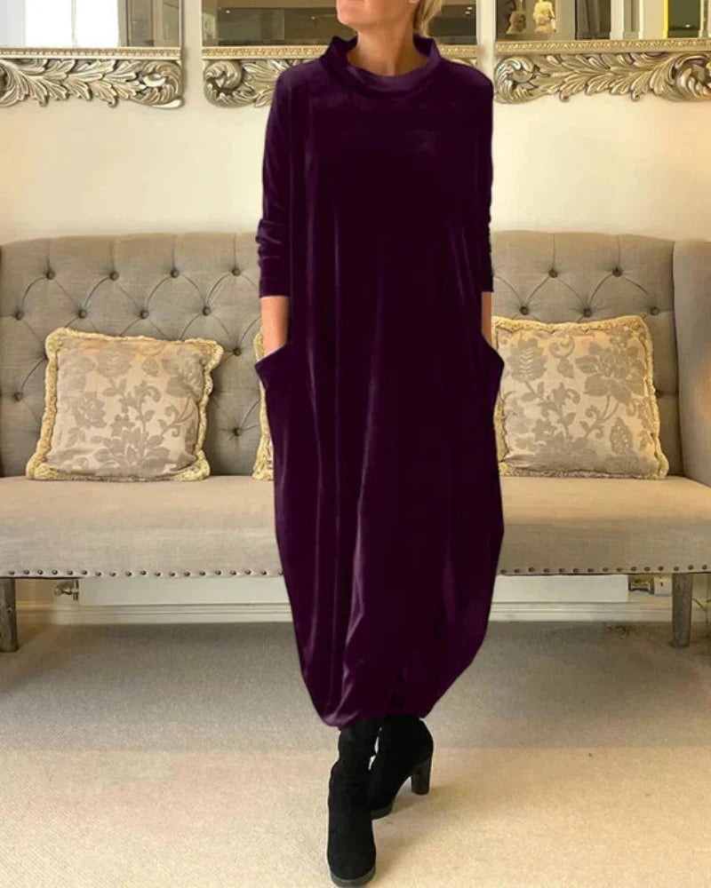 Etta - Vestido elegante de otoño con bolsillos