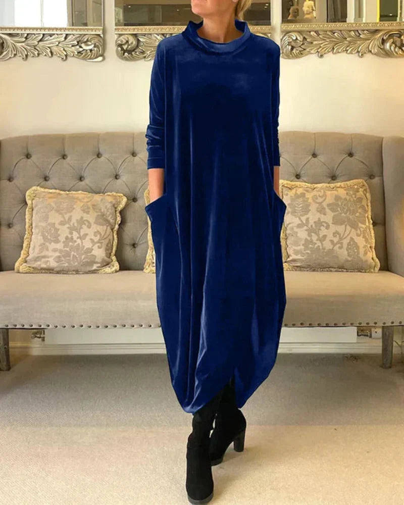 Etta - Vestido elegante de otoño con bolsillos