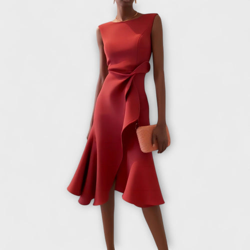 Ariana - Vestido midi plisado
