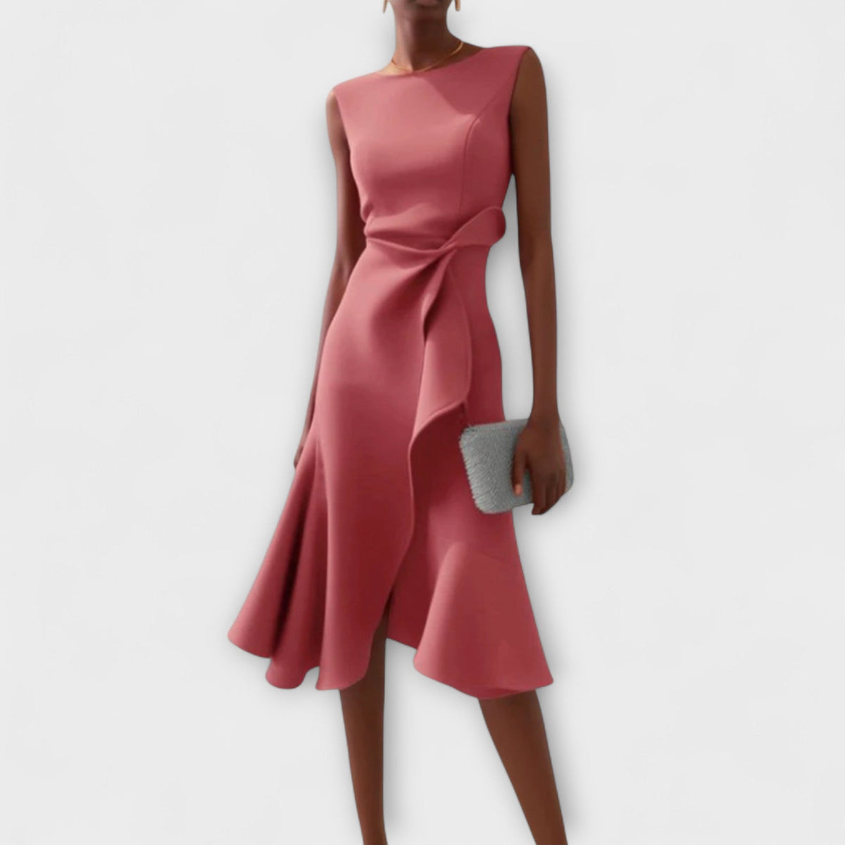 Ariana - Vestido midi plisado