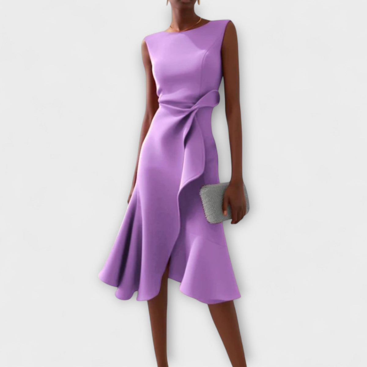 Ariana - Vestido midi plisado