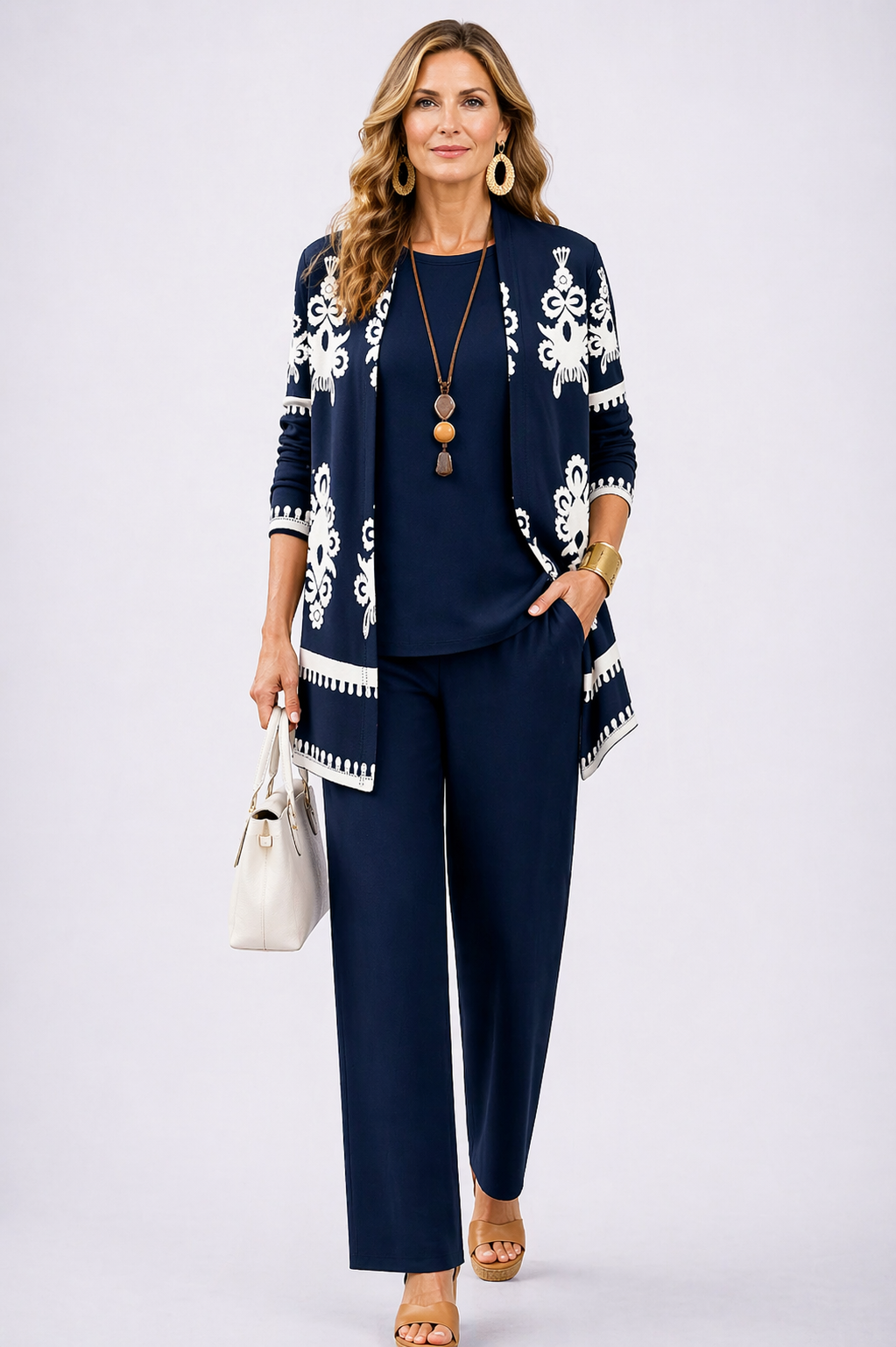 Casey | Conjunto de tres piezas Elegancia Clásica