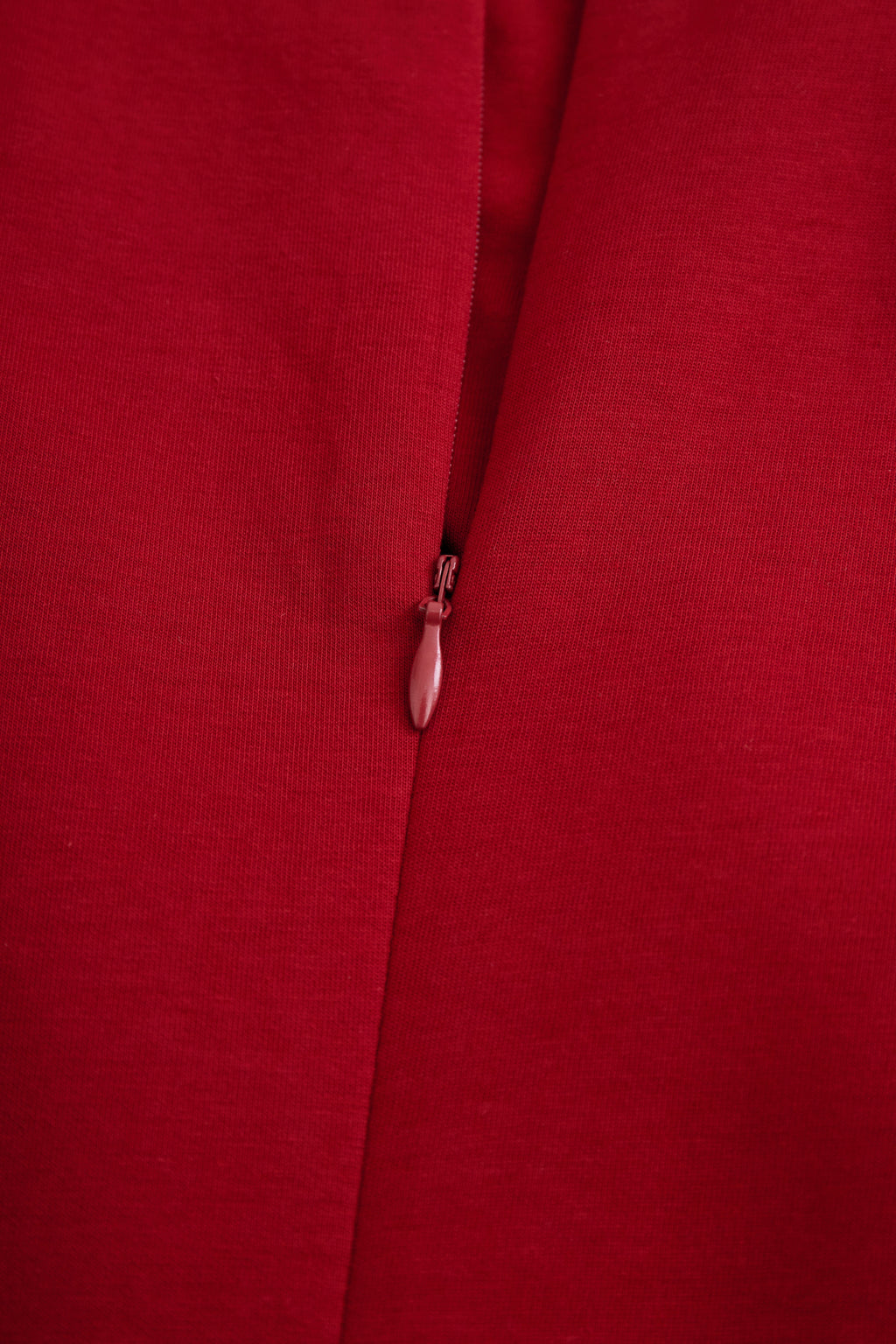 Ruby - Vestido midi burdeos sin mangas