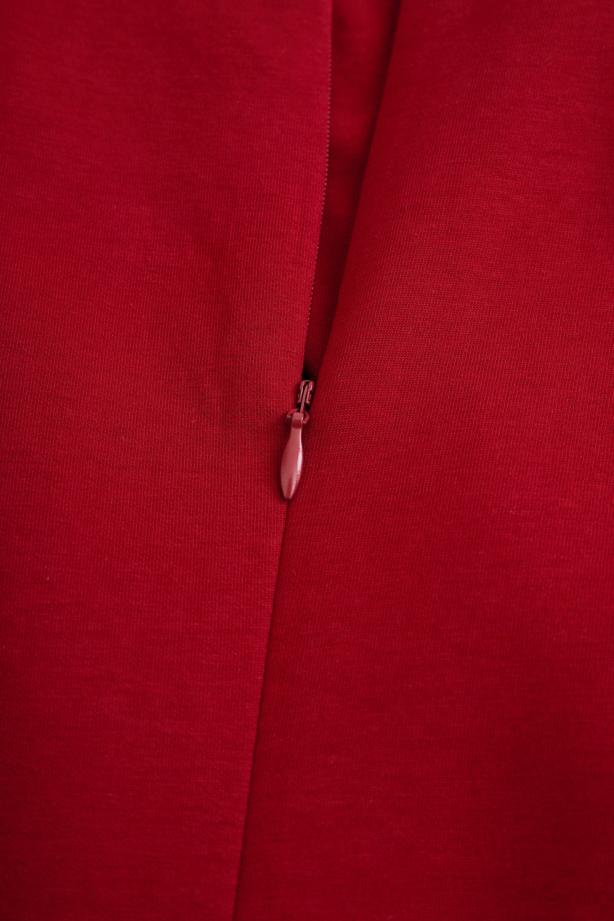 Ruby - Vestido midi burdeos sin mangas