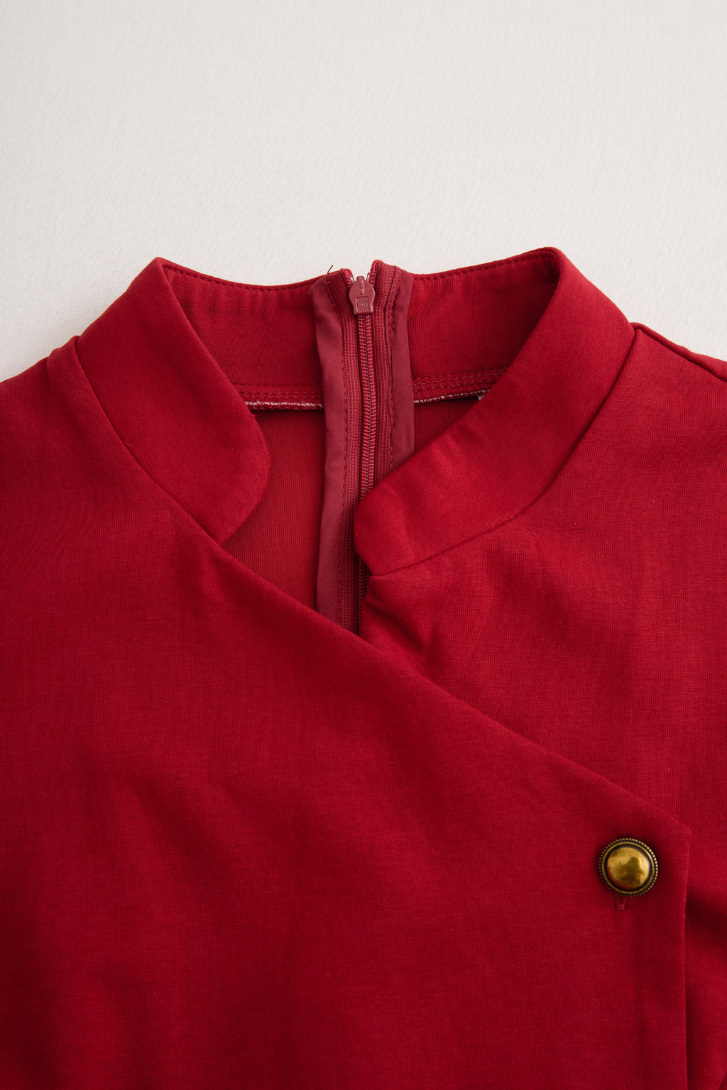 Ruby - Vestido midi burdeos sin mangas