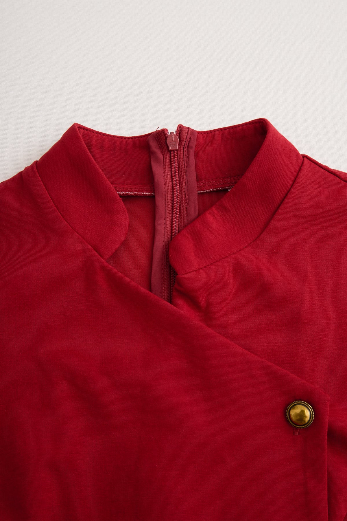 Ruby - Vestido midi burdeos sin mangas