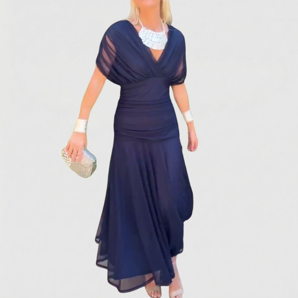 Avery - Vestido azul elegante