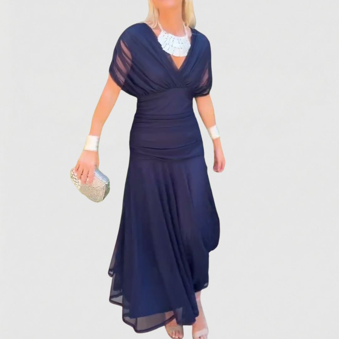 Avery - Vestido azul elegante