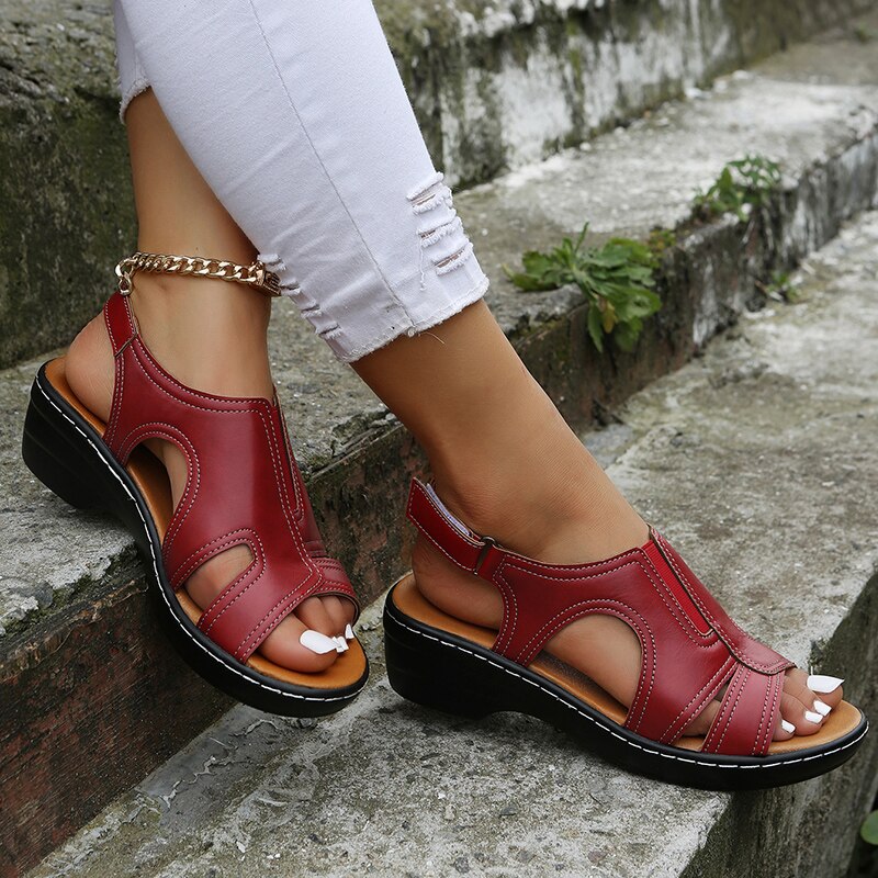 Melody - Sandalias de Confort con Tacón