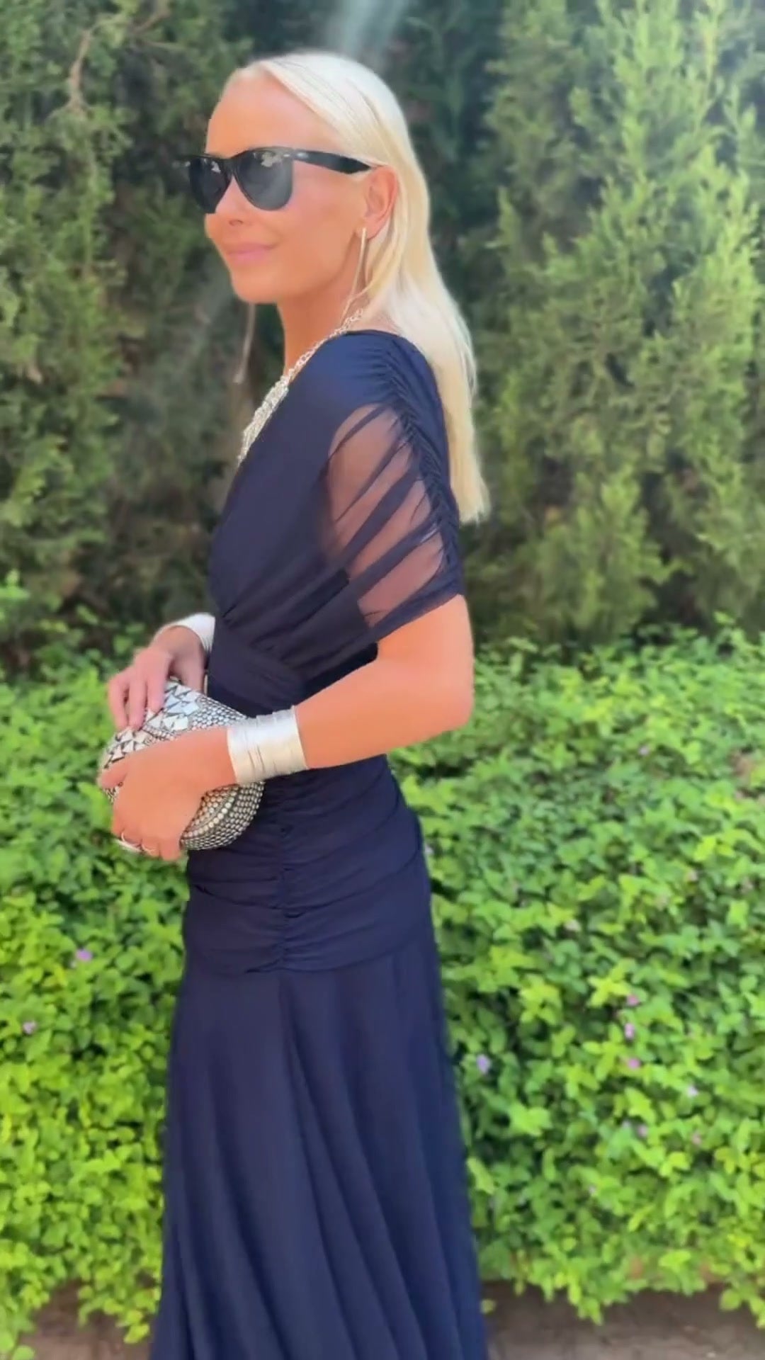 Avery - Vestido azul elegante
