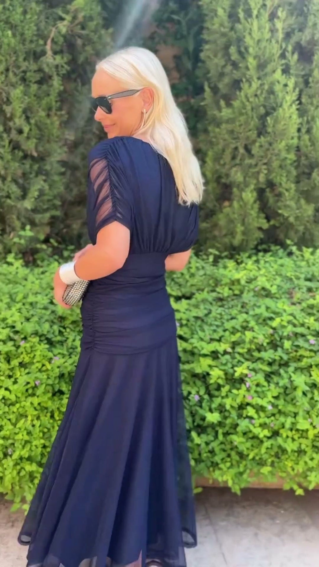 Avery - Vestido azul elegante