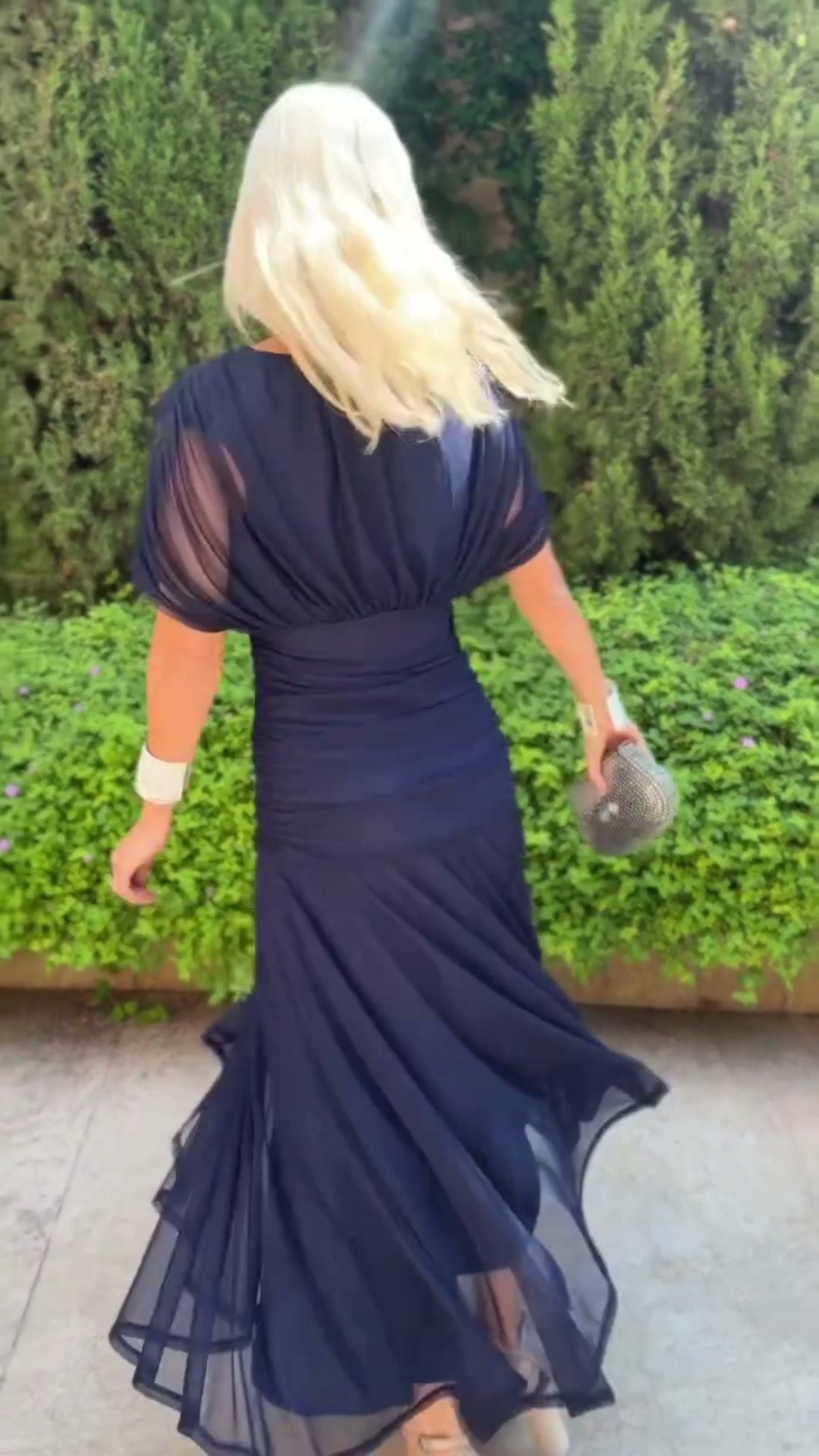 Avery - Vestido azul elegante
