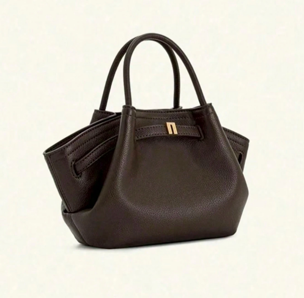 Bolso tote mini de rafia