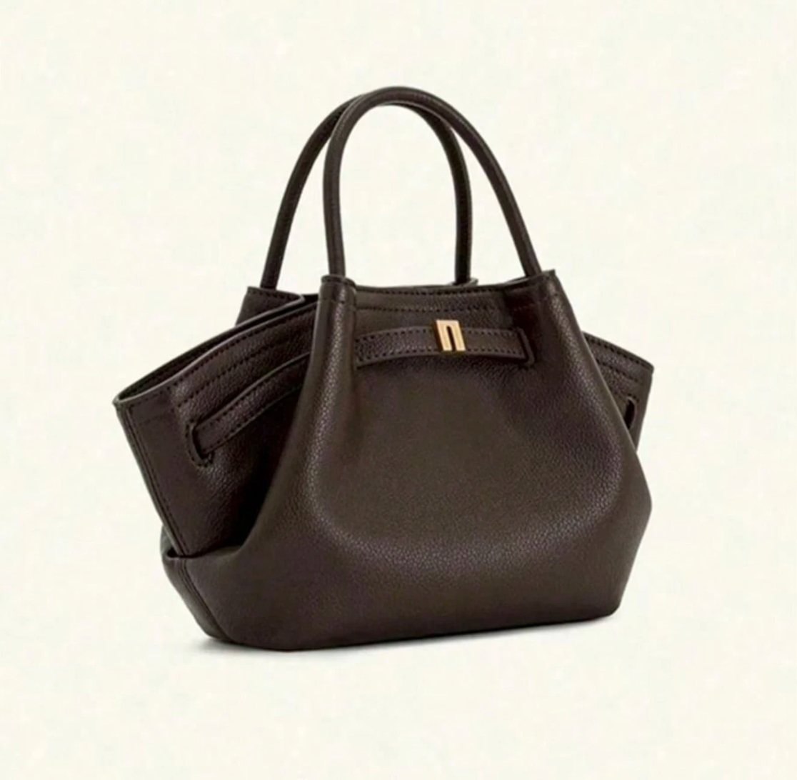 Bolso tote mini de rafia