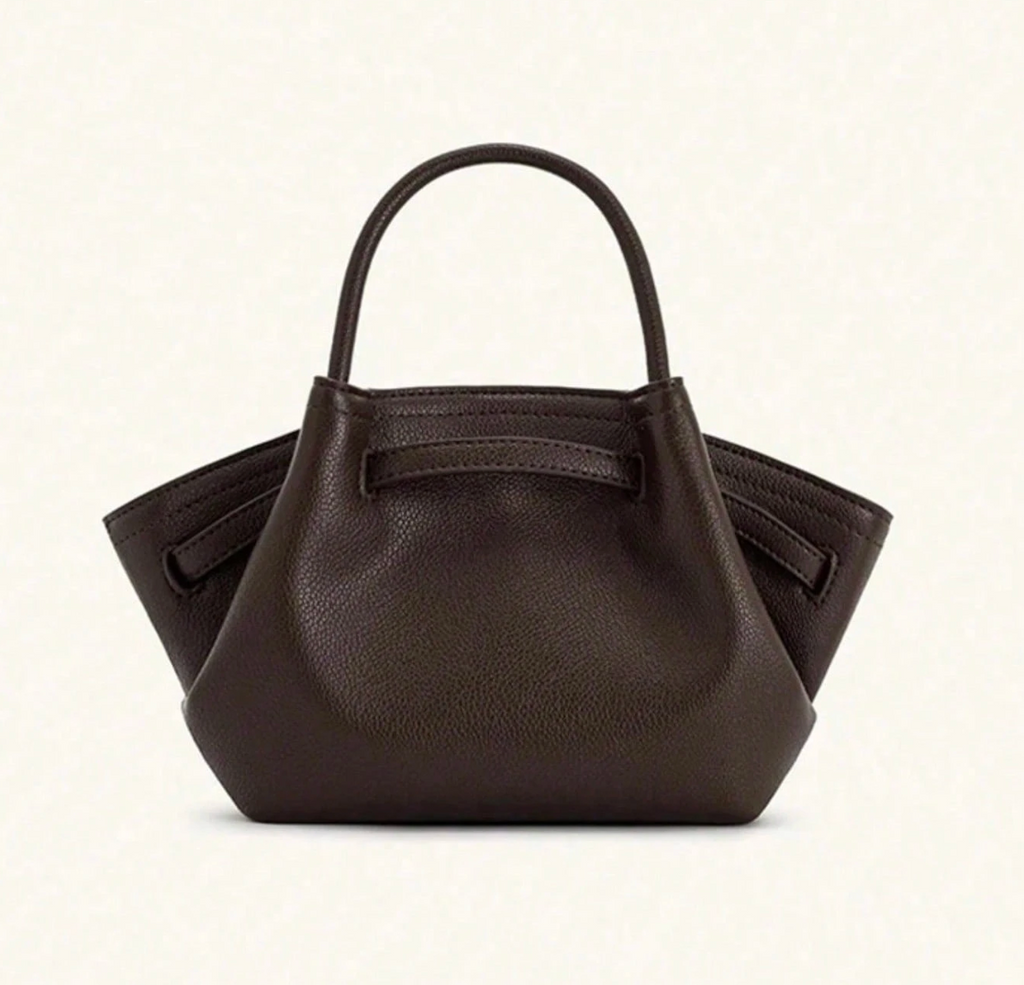 Bolso tote mini de rafia