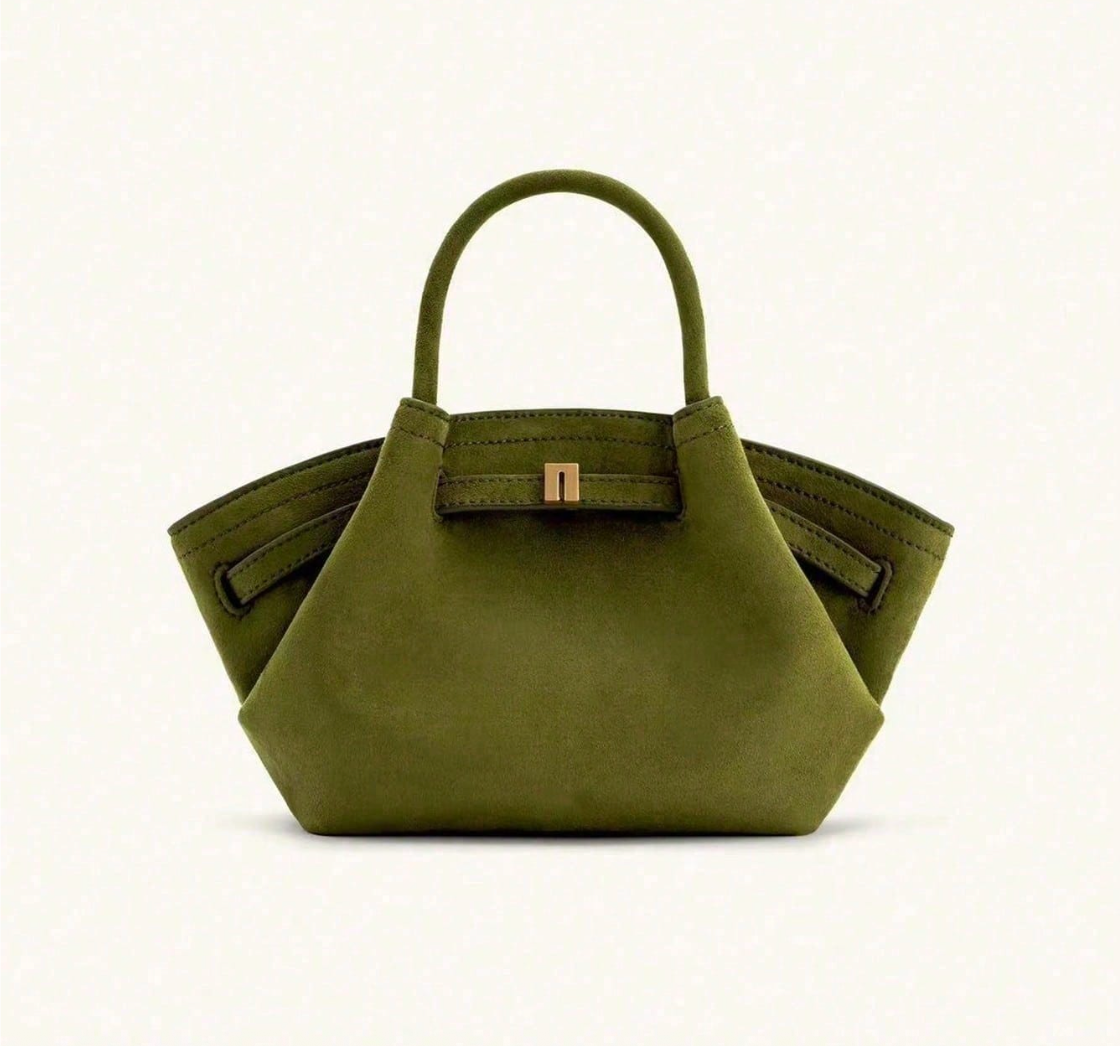 Bolso tote mini de rafia