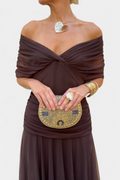 Lowenna - Vestido elegante de hombros descubiertos