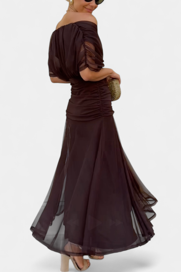 Sophia - Vestido plisado elegante que disimula el vientre