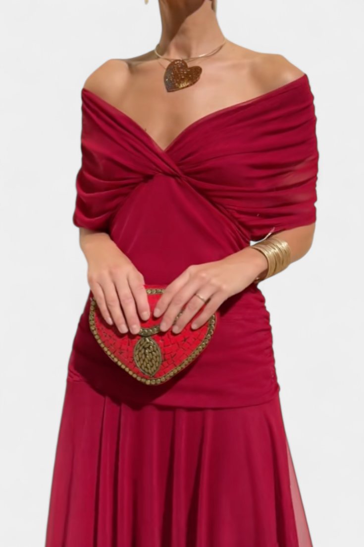 Sophia - Vestido plisado elegante que disimula el vientre