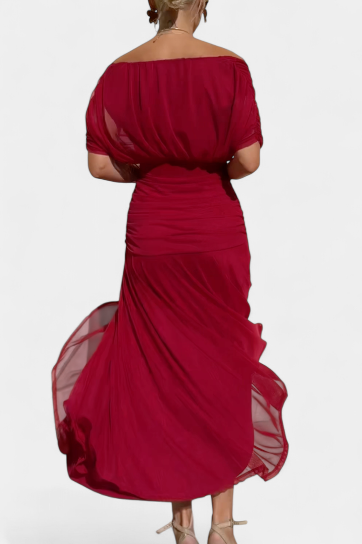 Freya - Vestido floral fluido con escote en V