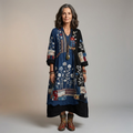 Lara - Vestido elegante con estampado floral