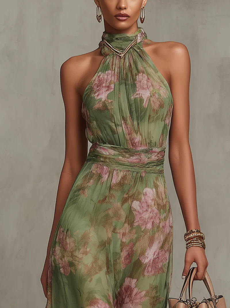 Aurora - Vestido Maxi Floral