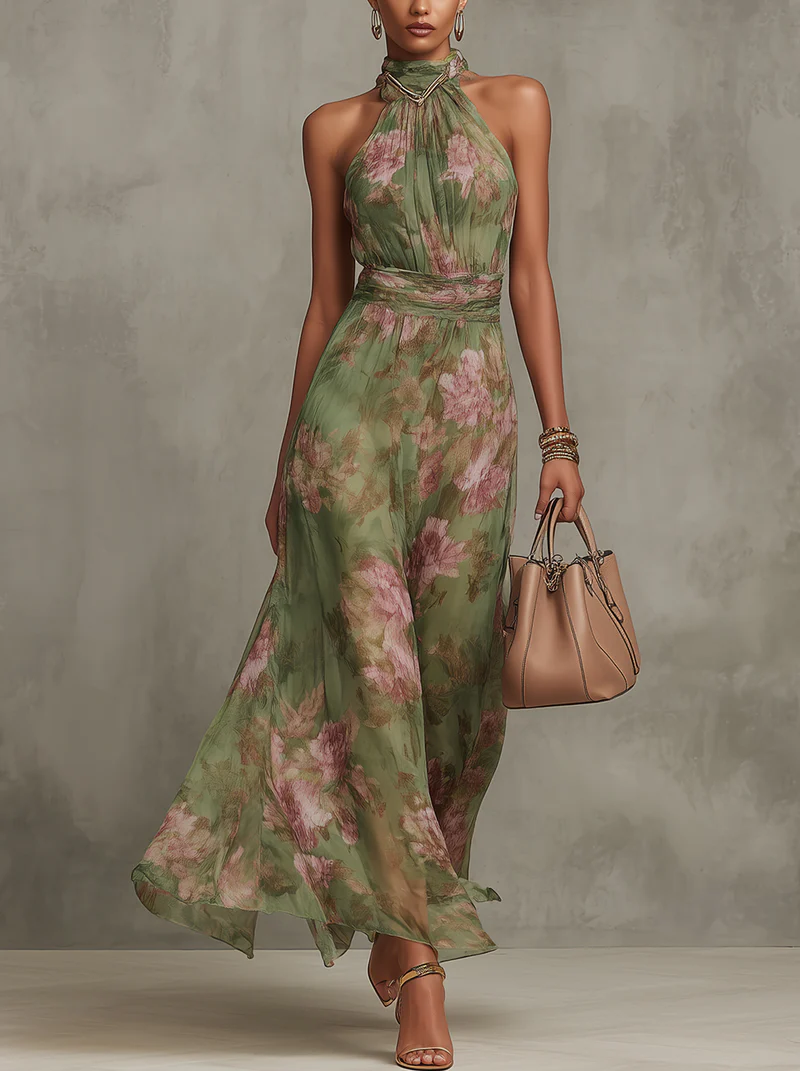 Aurora - Vestido Maxi Floral