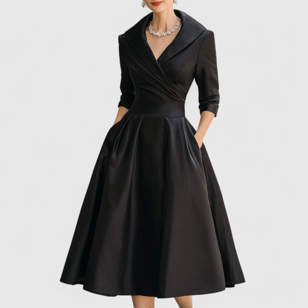 Marley Quinn - Vestido midi elegante