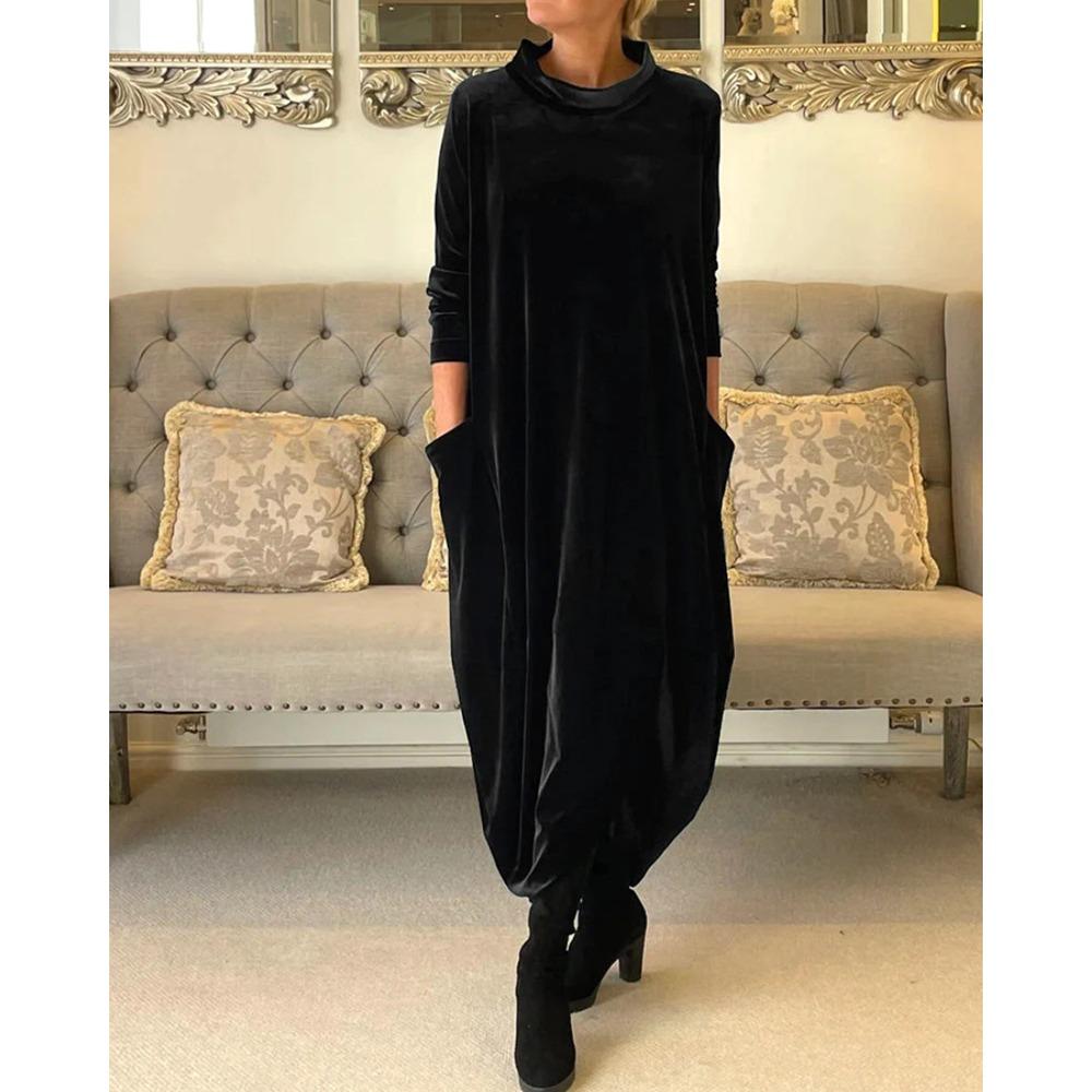 Etta - Vestido elegante de otoño con bolsillos