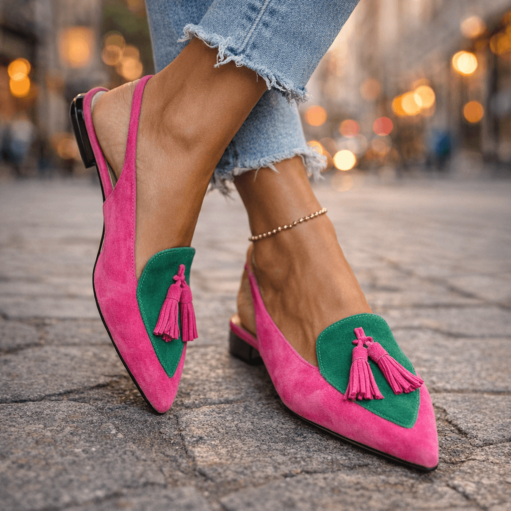 Elena | Sandalias de Mujer con Tiras y Flecos