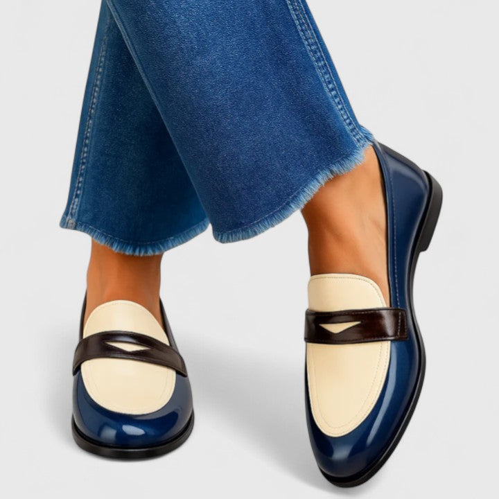 Francesca | Mocasines de Dama Bicolor