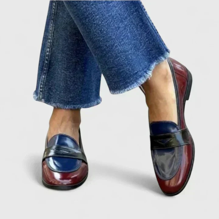 Francesca | Mocasines de Dama Bicolor