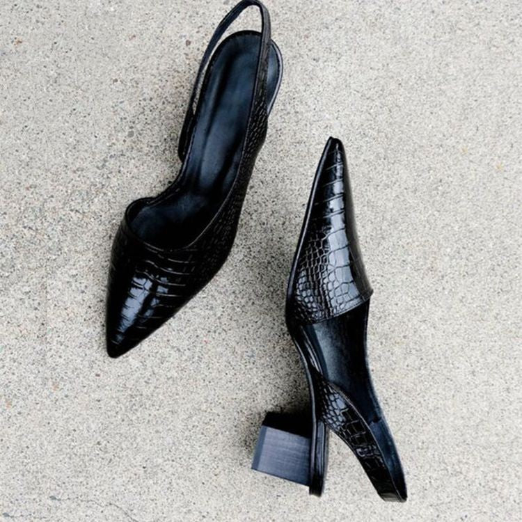 Graziella | Zapatos de Mujer con Tacón y Punta Ancha