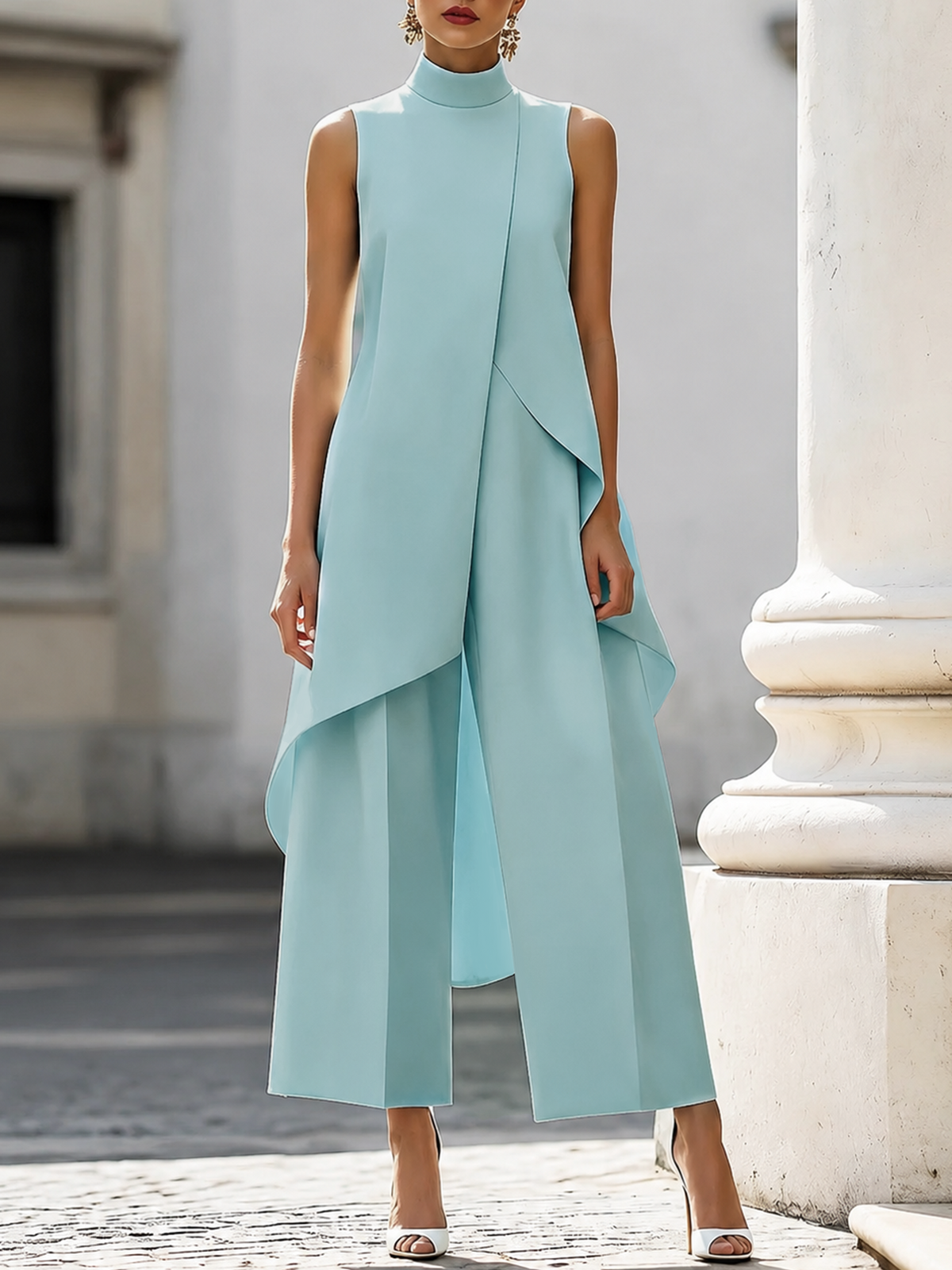 Lucía - Mono largo de caída elegante