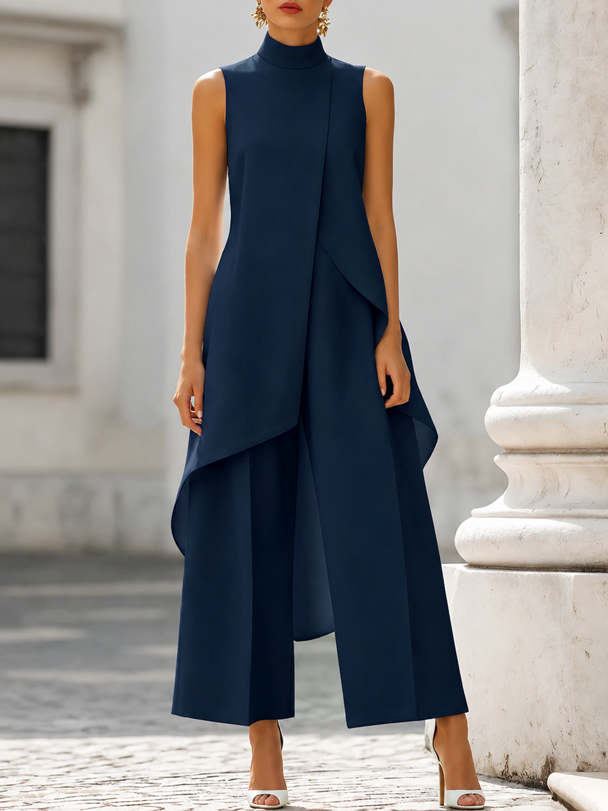 Lucía - Mono largo de caída elegante