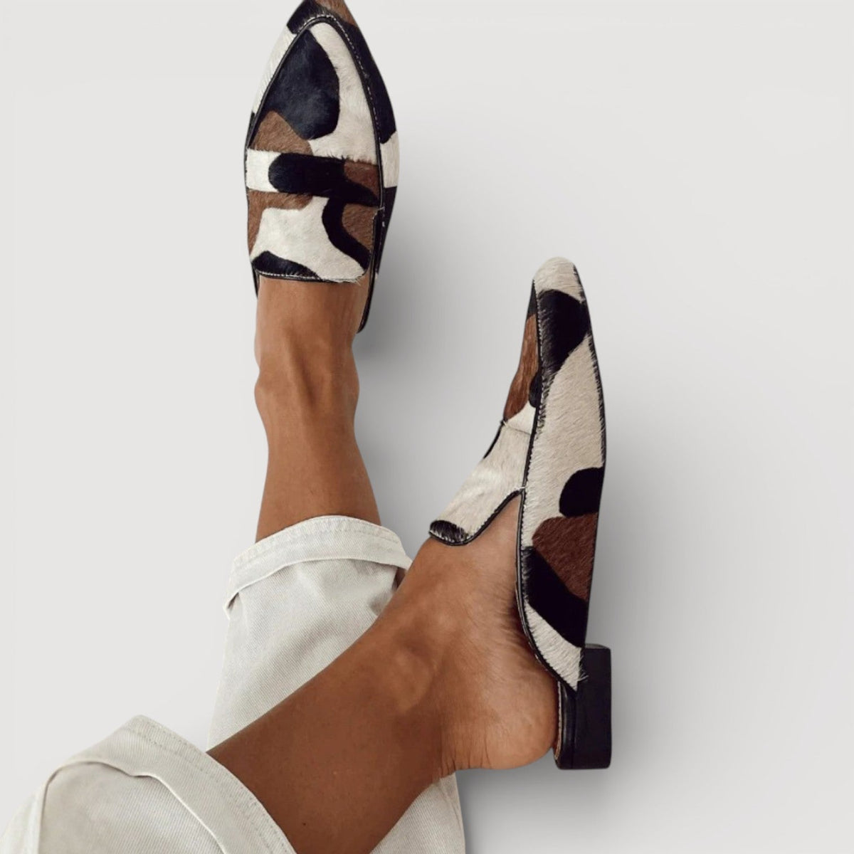 Maria | Mocasines Mujer Estampado Vaca