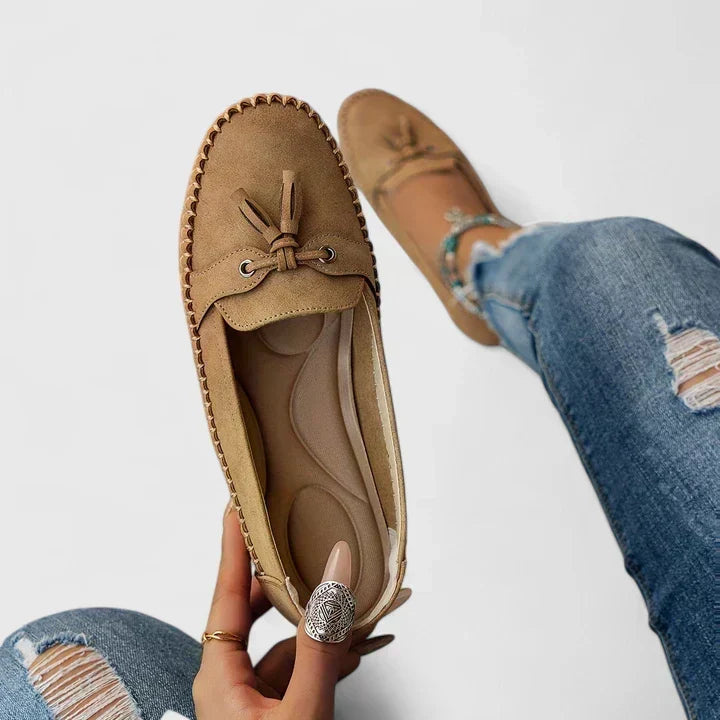 Maria | Mocasines de Mujer con Lazo