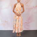 Maya - Vestido elegante con cuello halter